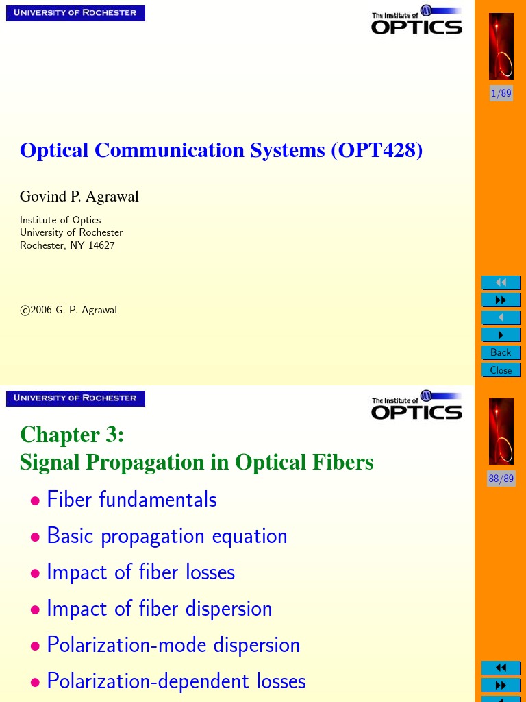 Opt 428 B | PDF | Dispersion (Optics) | Wavelength Division Multiplexing