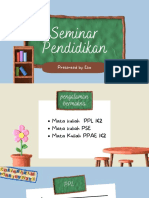 Seminar Pendidikan Presntasi