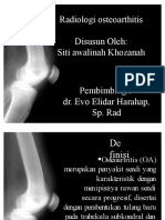 Radiologi Osteoarthitis