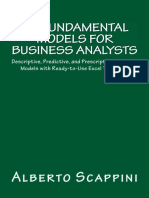 80 Fundamental Models For Business Analysts Descriptive, Predictive, and Prescriptive Analytics Models With Ready-to-Use Excel... (Alberto Scappini)