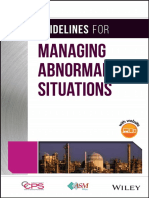 Guidelines For - Managing Abnormal Situations