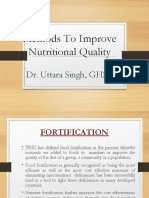 Methods To Improve Nutritional Quality: Dr. Uttara Singh, GHSC 10