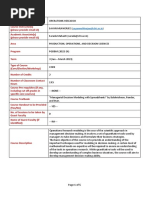 OR BD22 Course Outline