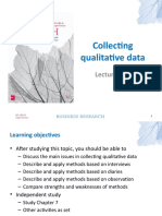 Chapt 7 Collecting Qualitative Data