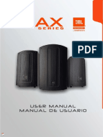 JBL Max Series en Es User Manual