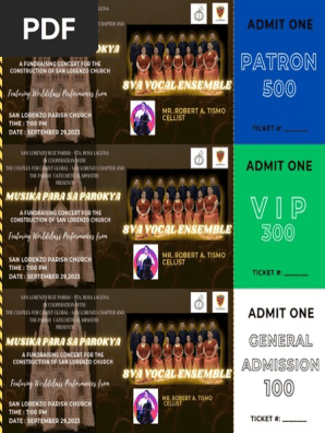 Concert Ticket
