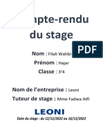 Compte Rendu Stage 3e4
