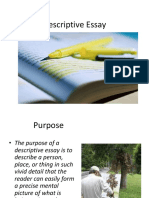 Descriptive Essay