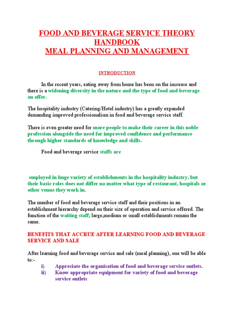 introduction-to-f-b-notes-pdf-foodservice-restaurants