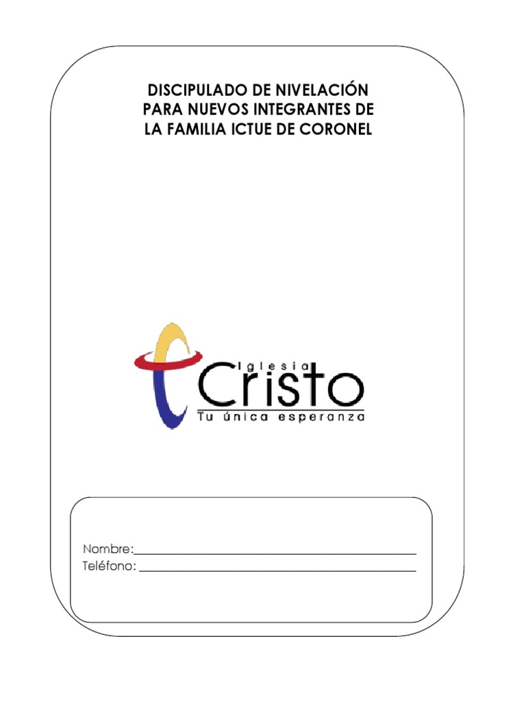 Discipulado para Nuevos Creyentes ICTUE | PDF | Cristo (título) | Pecado