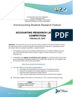 2ND ASRF Accounting Research Lecture Competition