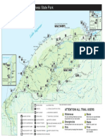 Porcupine Mountains Wilderness Area Backcountry Map