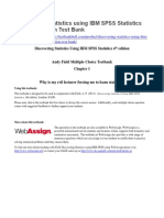 Discovering Statistics Using Ibm Spss Statistics Field 4th Edition Test Bank