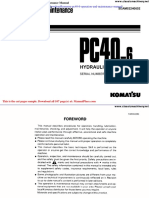 Komatsu Pc40 6 Operation and Maintenance Manual