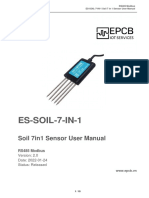 RS485 Soil 7in1 Sensor ES SOIL 7 in 1 Instruction Manual