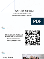 BINUS Study Abroad Even Semester 2023-2024 (Spring 2024)
