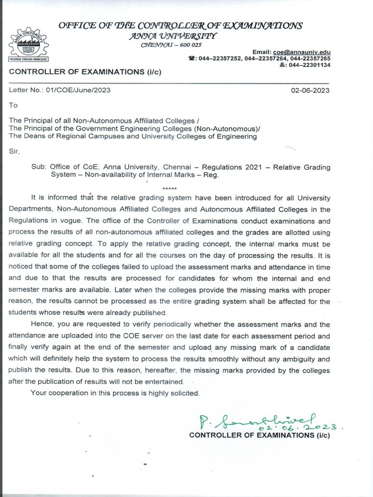 Relative Grading System | PDF