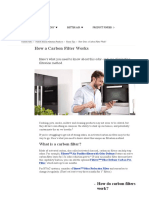 How Does A Carbon Filter Work