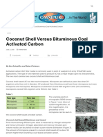 Coconut Shell Versus Bituminous Coal Activated Carbon - WCP Online
