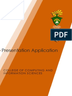 Presentation (PPT Application)