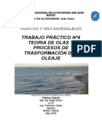 Trabajo Práctico N.°4 Teorías de Olas y Procesos de Transformación Del Oleaje 2023