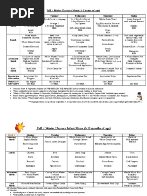 SGMS- Fall Winter Menus