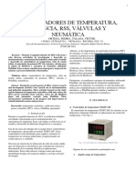 Informe Controladores de Temperatura, RSS, SPC1, Valvulas, Neumatica - Víctor Tálaga, Ivan Ortega