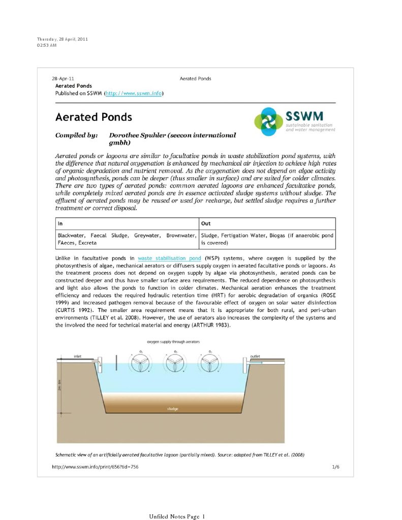 Aerated Lagoon PDF