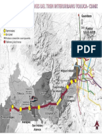 Mapa Tren Interurbano Toluca CDMX Por Estacion