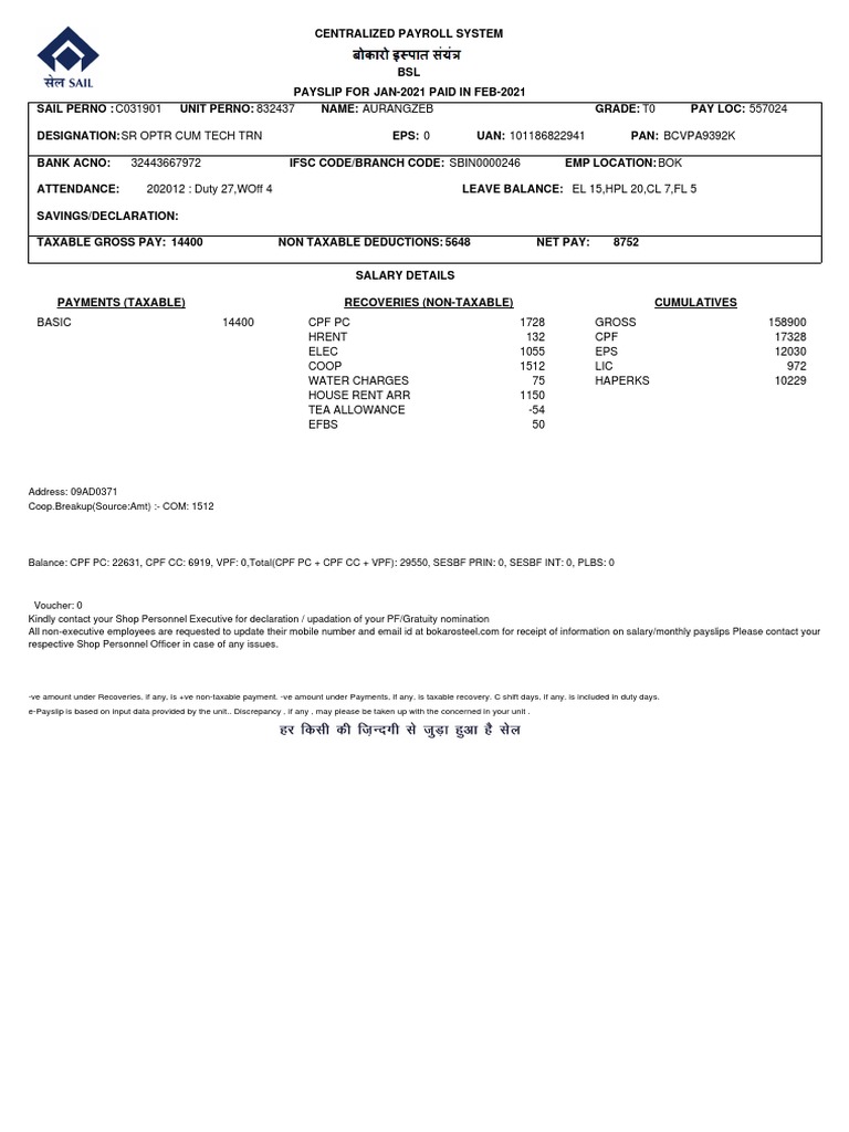 Cprs payslip1 jsp pdf money expense