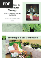 Introduction to Horticultural Therapy Benefits