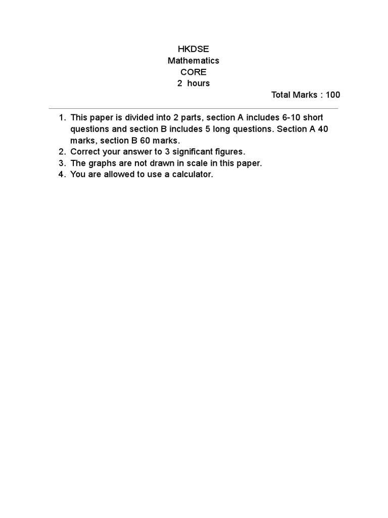 Hkdse mathematics core self make pdf triangle circle