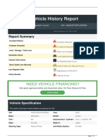 Vehicle History Report On VIN JA32U2FU5FU025902