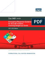 ICAO 9481 - Emergency Response Guidance DGR 2021-2022
