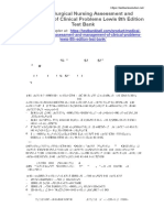 Medical Surgical Nursing Assessment and Management of Clinical Problems Lewis 8th Edition Test Bank