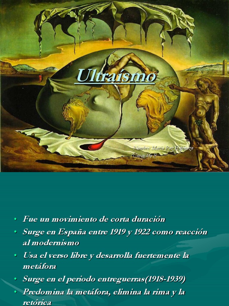 ultraismo | Literatura en español | Literatura española