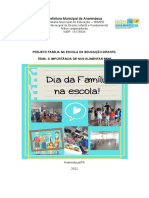 Projeto Familia Na Escola Mãos Cooperadoras