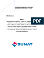 Explique Las Funciones y La Importancia de La SUNAT