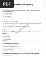 Computer Networks Set 1