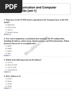 Data Communication and Computer Network Set 1