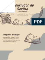 Presentación El Burlador de Sevilla