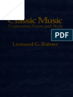 Ratner - Classic Music - Expression, Form, and Style