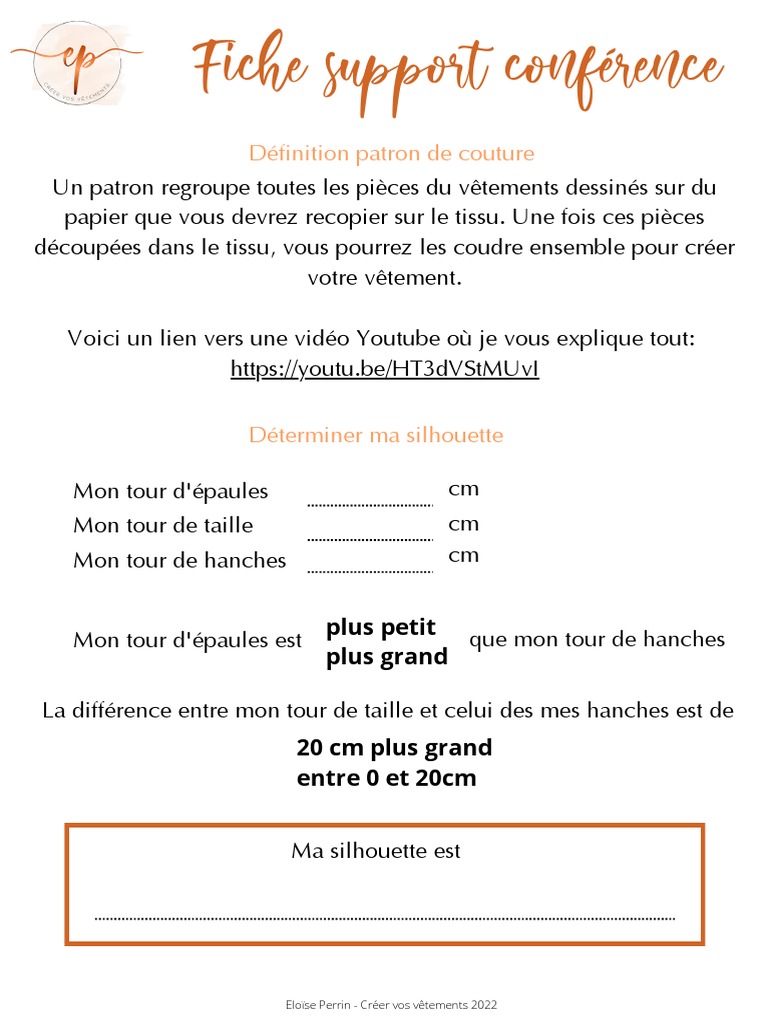 Définition du patron de couture | PDF