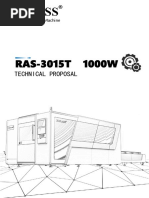 RAS-3015T 1000W: Technical Proposal