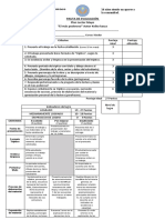 Pauta de Evaluación Lectura Mayo