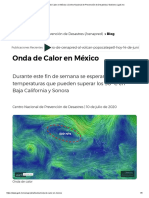 Onda de Calor en México - Centro Nacional de Prevención de Desastres - Gobierno - Gob - MX