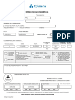 Resolucion Licencia Medica