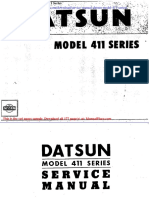 Service Manual Datsun Model 411 Series