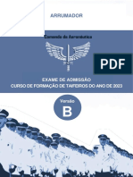 Caderno de Provas - Arrumador (Versão B)