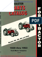 Ford Tractor 8n 2n 9n and Naa Master Parts Catalog